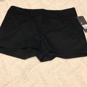NWT- black shorts size 8